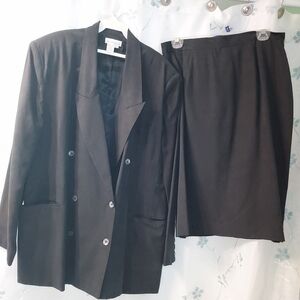 Lew Magram Silk  2 piece Suit